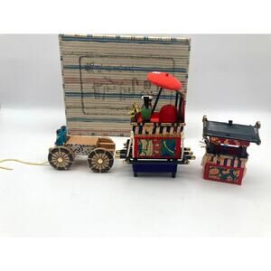 Vintage Japanese Three Piece Imperial Mini Kyoto Kotoya Doll Festival Carts